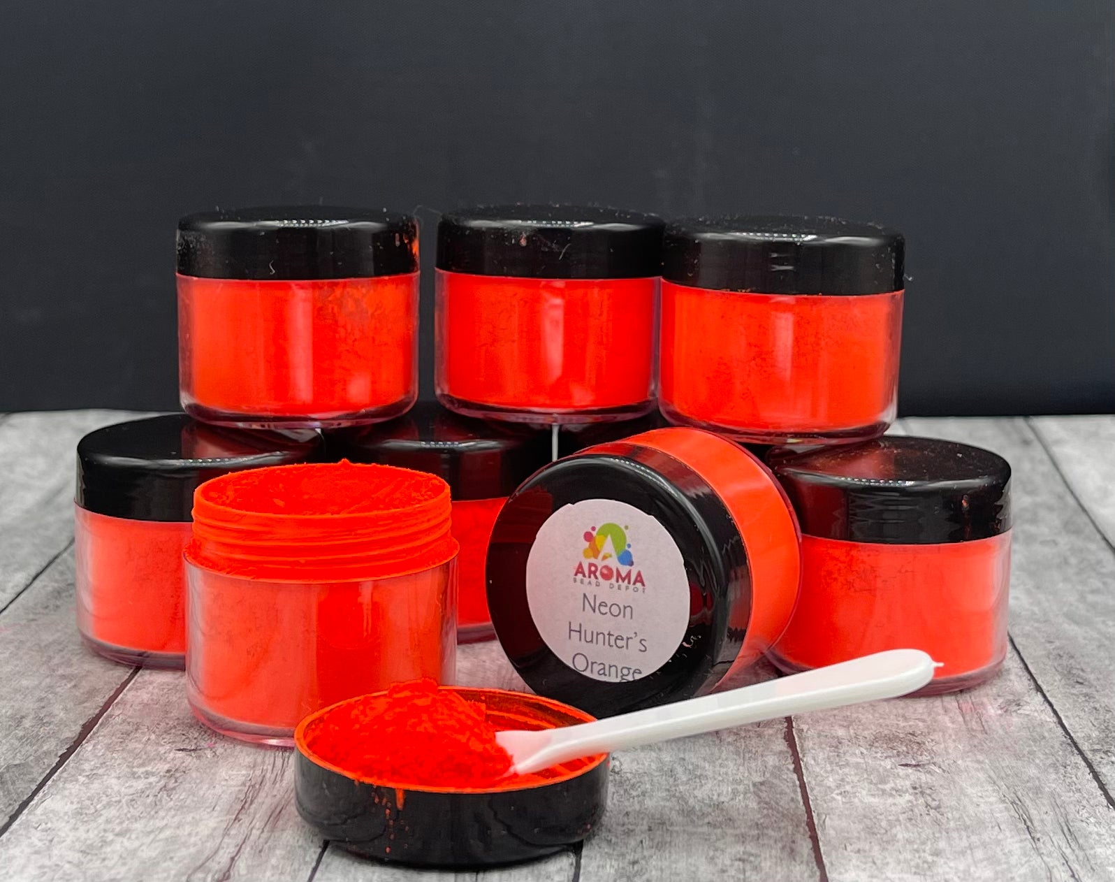 Mica Powder Neon Hunters Orange Aroma Bead Depot