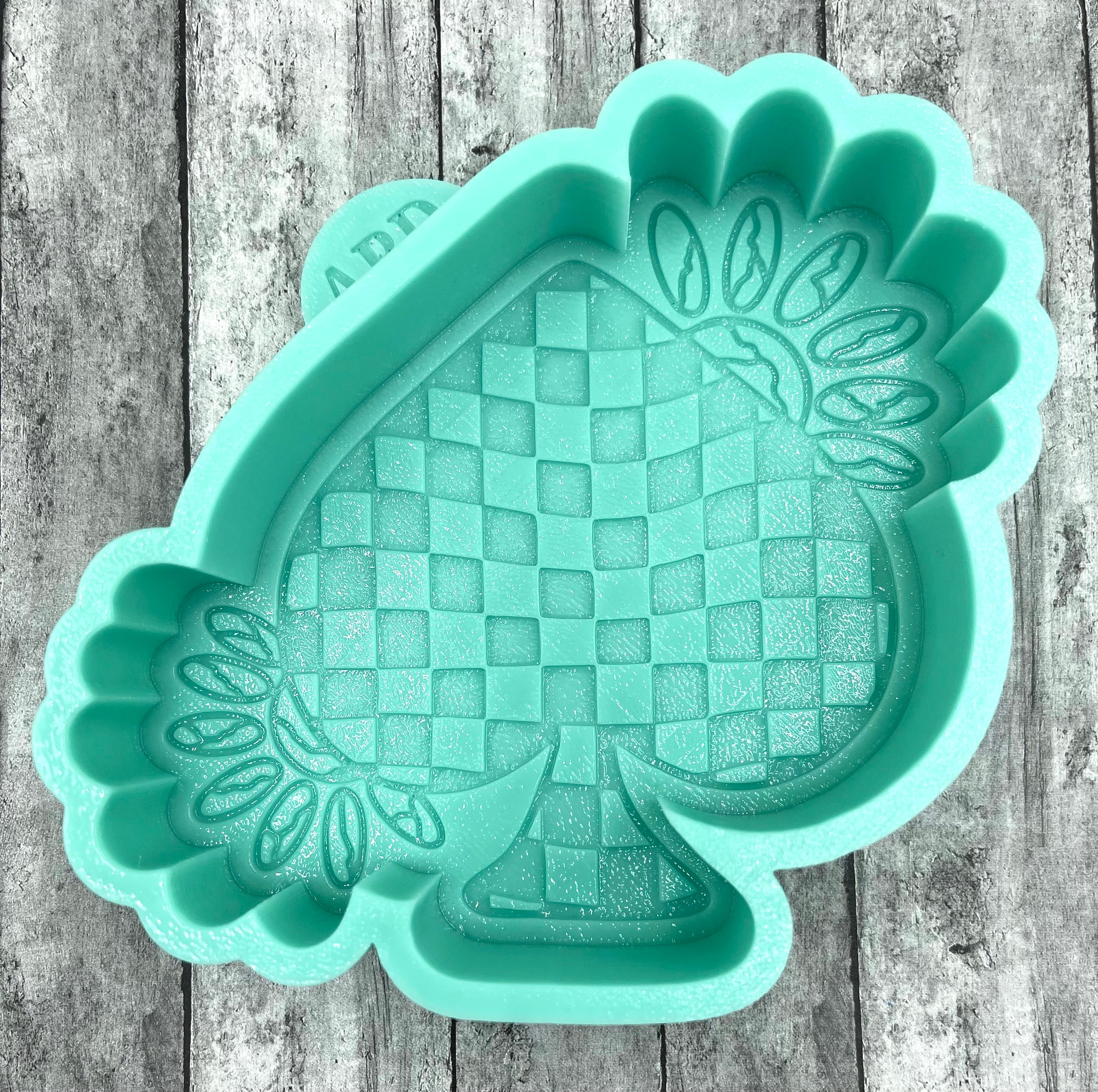 Checkered Ace of Spade Freshie Silicone Mold Aroma Bead Depot