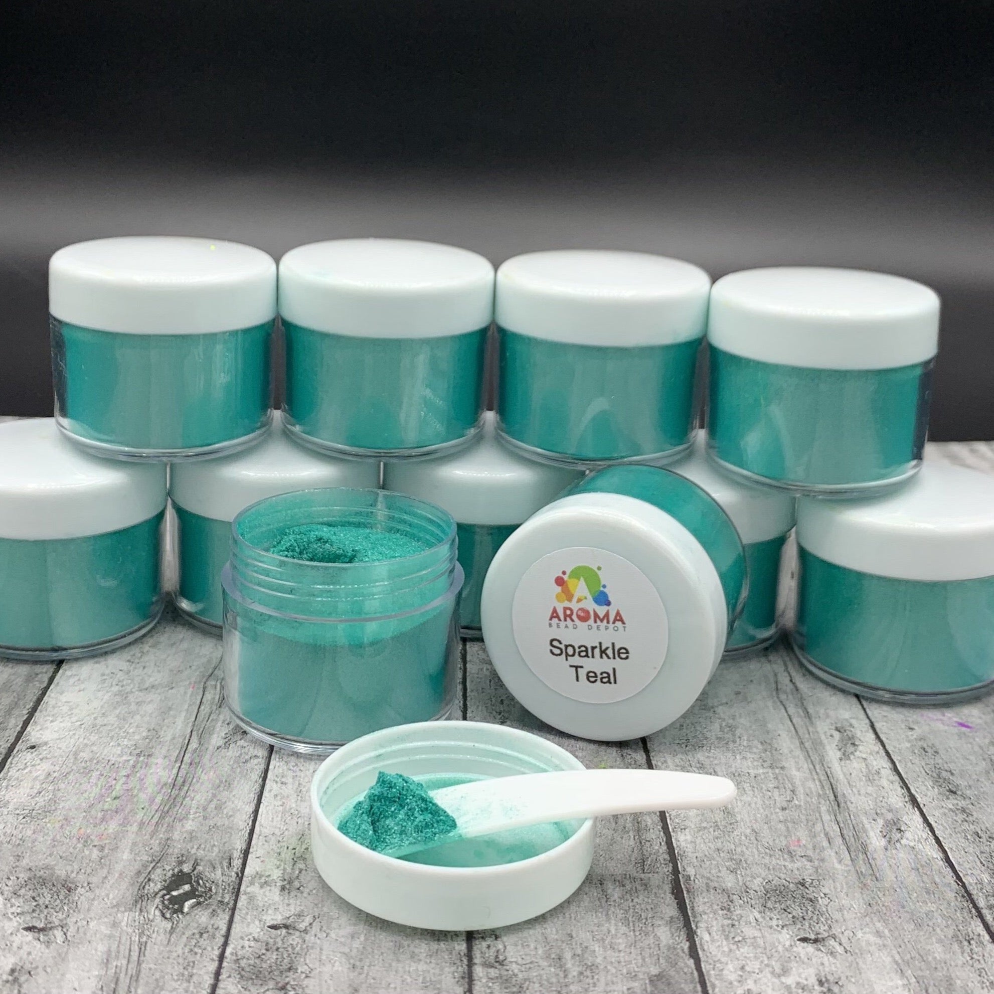 Mica Powder - Sparkle Teal – Aroma Bead Depot