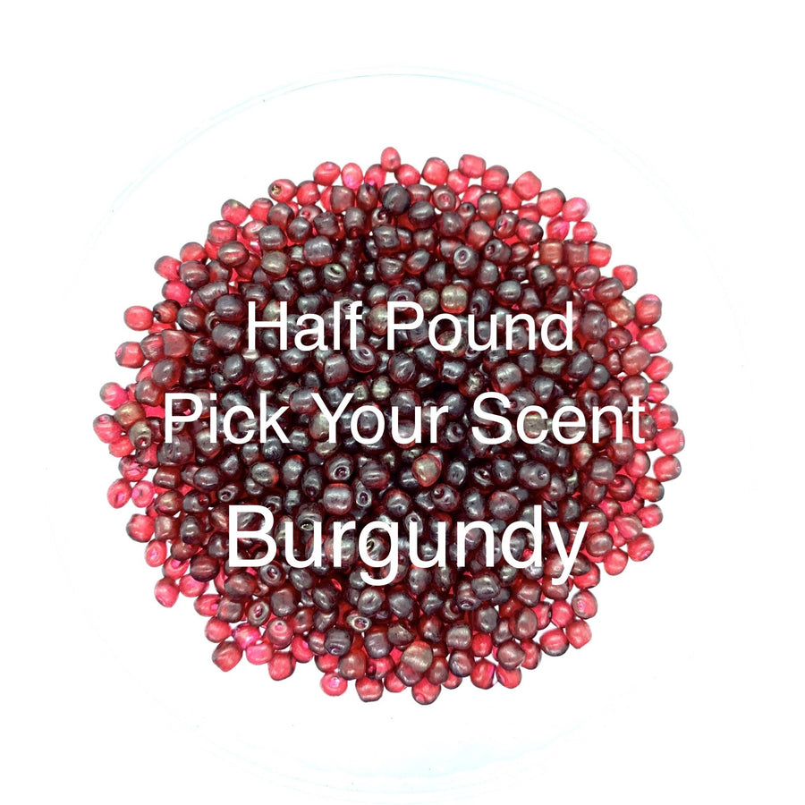 Burgundy scented aroma beads