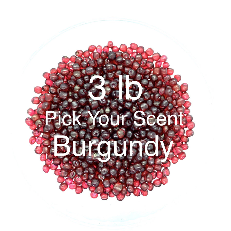 Burgundy aroma beads 