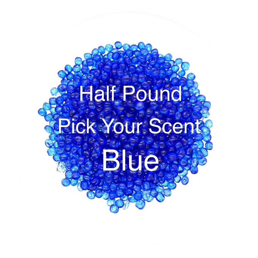 Blue scented aroma beads