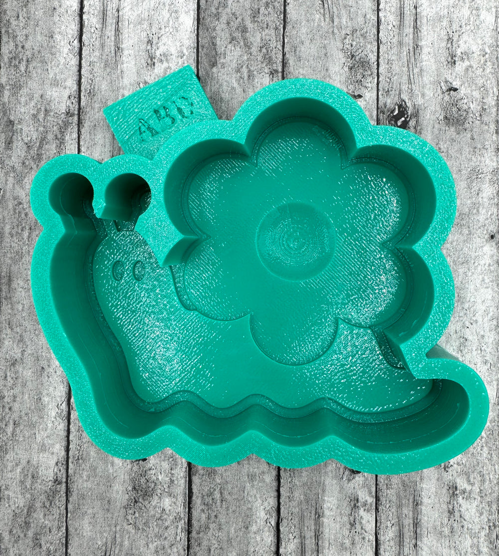 Snail Daisy Freshie Silicone Mold