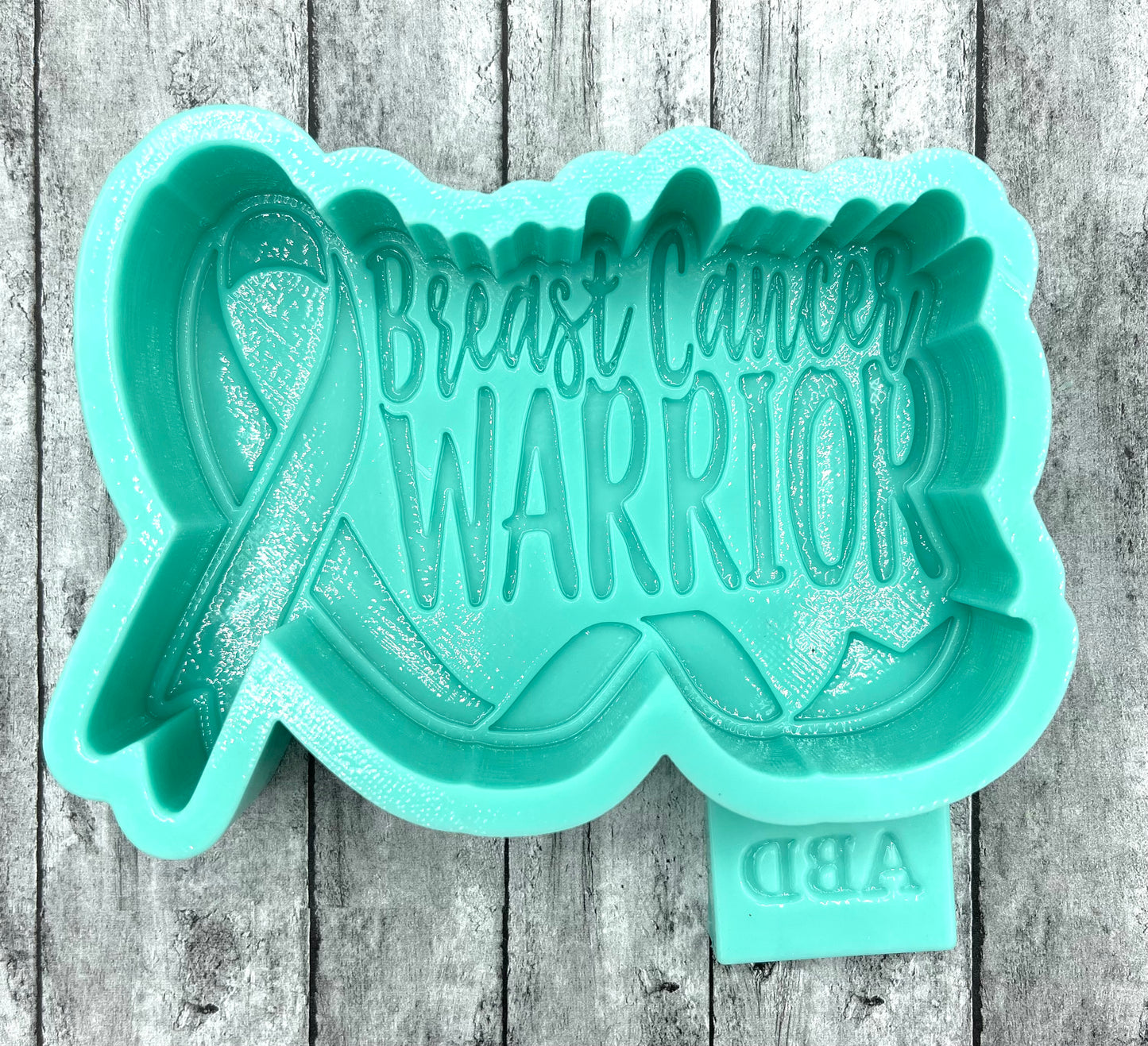 Breast Cancer Warrior Freshie Silicone Mold