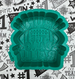 Run the Dang Ball Football Freshie Silicone Mold