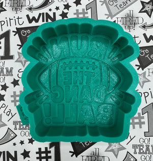 Run the Dang Ball Football Freshie Silicone Mold