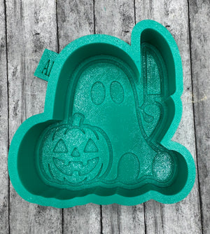Ghost Knife Pumpkin Freshie Silicone Mold