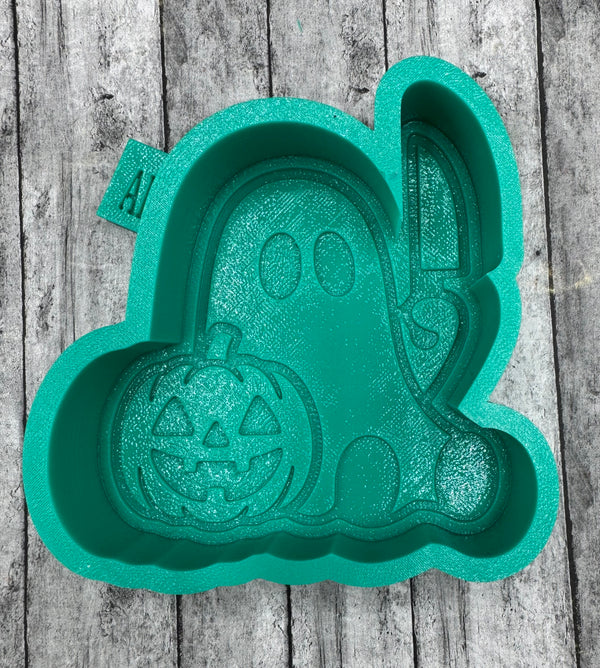 Ghost Knife Pumpkin Freshie Silicone Mold