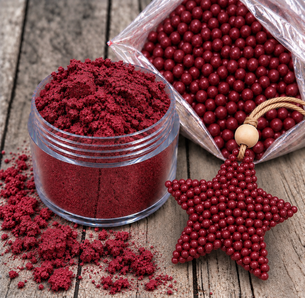 Mica Powder -Maroon