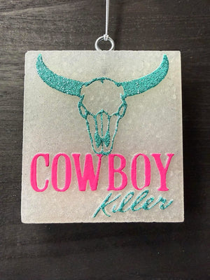 Cowboy Killer with Skull Freshie Silicone Mold