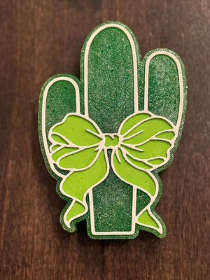Cactus with Bow Freshie Mold