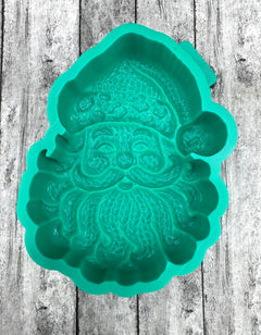 3D Santa Face Silicone Mold