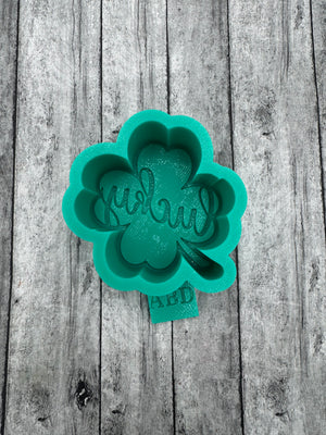 Mini Lucky Shamrock Profile Silicone Mold