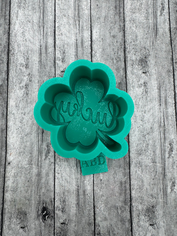 Mini Lucky Shamrock Profile Silicone Mold