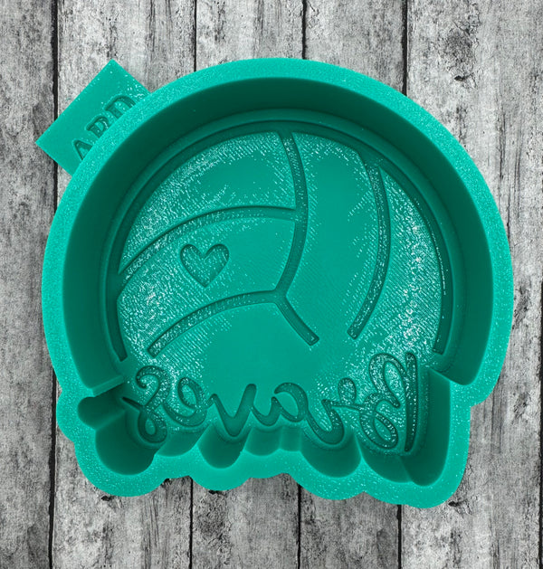 Volleyball Team Names Freshie Silicone Mold