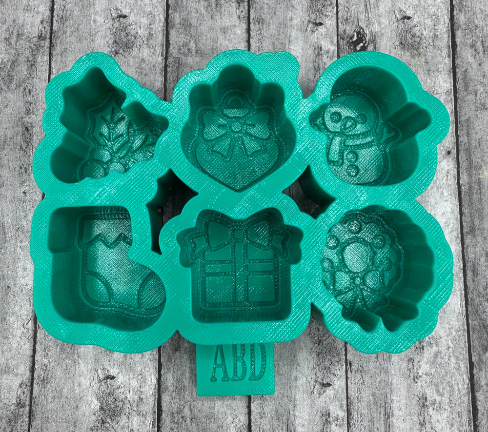 Christmas Charm Freshie Silicone Mold