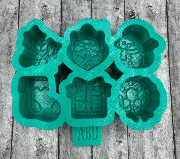 Christmas Charm Freshie Silicone Mold