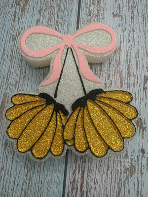 Seashell with Bow Freshie Silicone Mold