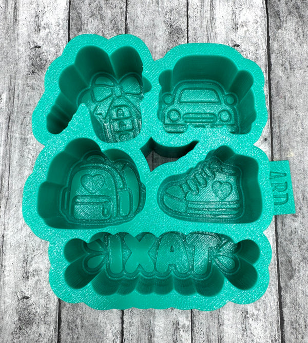 Mom Taxi Charm Freshie Silicone Mold