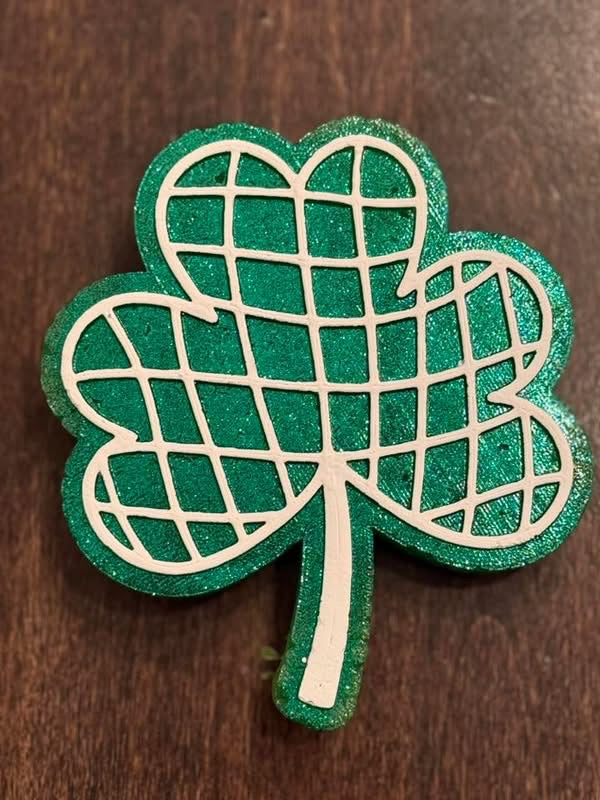 Disco Shamrock Freshie Silicone Mold