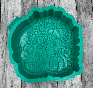 Skull Fall Scene Freshie Silicone Mold