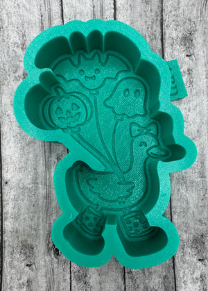 Goose with Fall Balloons Freshie Silicone Mold