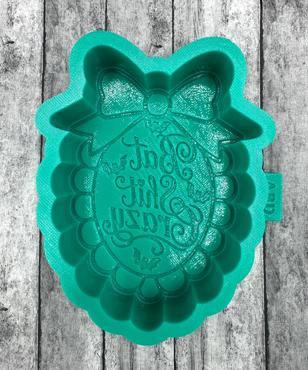 Bat Shit Crazy Frame Freshie Silicone Mold