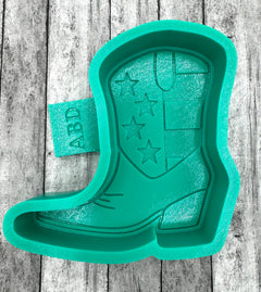 Boot with Stars and Stripes Freshie Silicone Mold