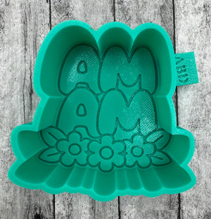 Mini Mama with Flowers Profile Silicone Mold