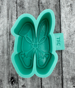 MINI Bunny Ears Feet and Bow Silicone Mini Mold