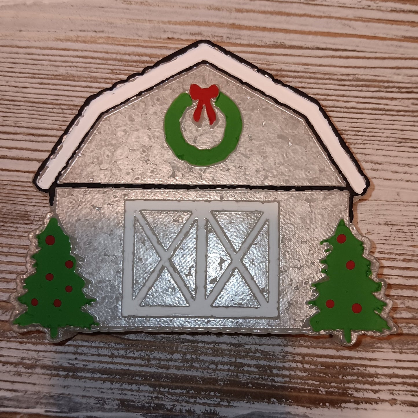 Christmas Barn Freshie Silicone Mold