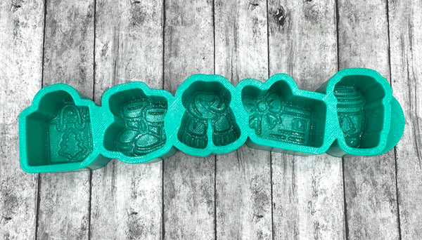 Christmas Charm Freshie Silicone Mold