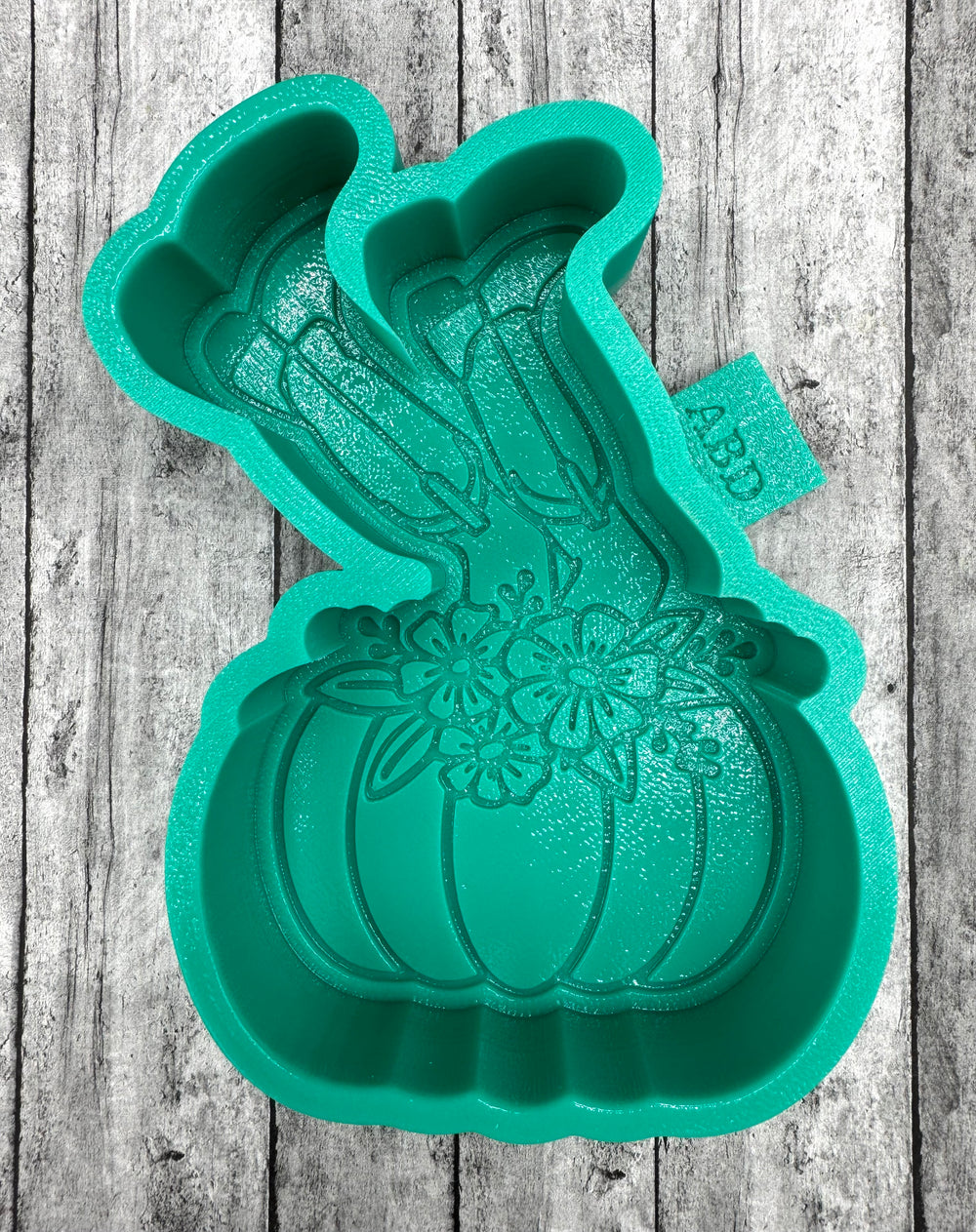 Pumpkin with Cowgirl Legs Silicone Mold