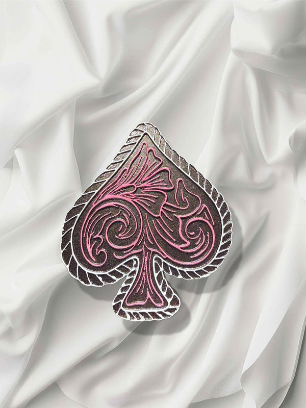 Western Ace of Spade with Tooling Freshie Silicone Mold