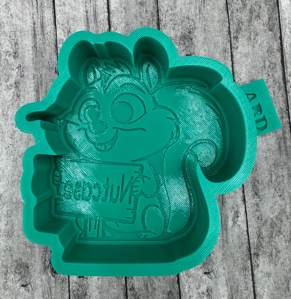 Nutcase Squirrel Silicone Mold