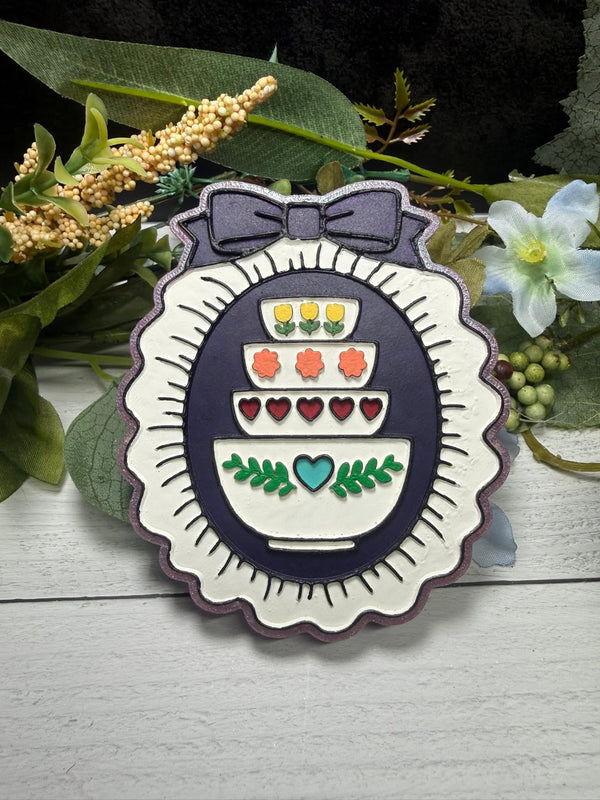 Vintage Bowls Freshie Silicone Mold