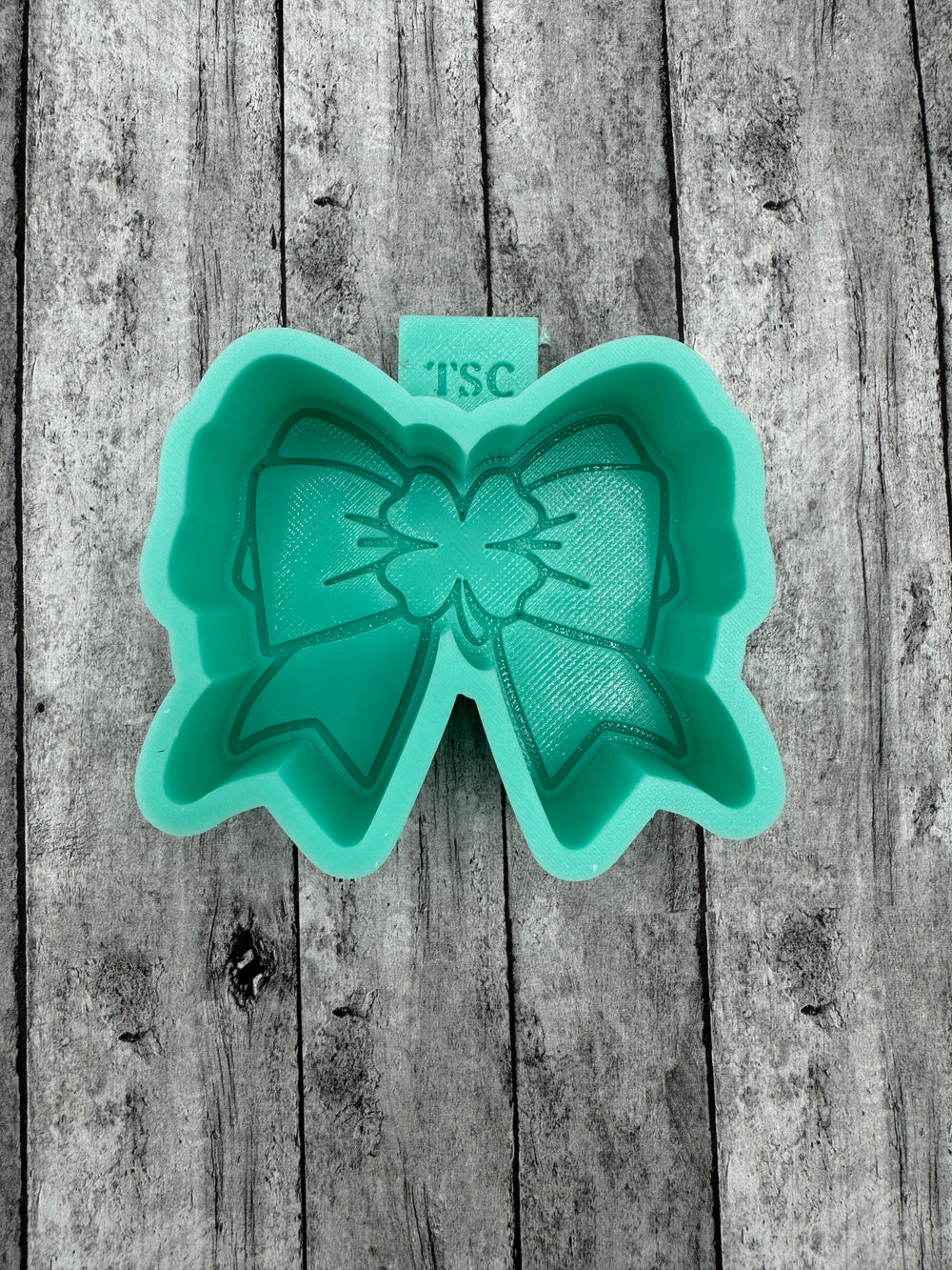 MINI Bow with Clover Center Silicone Mini Mold