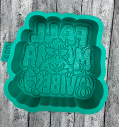 Fall Mama Vibes Grinch Freshie Silicone Mold