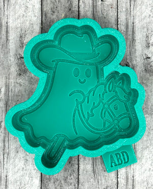 Ghost Riding Stick Horse Freshie Silicone Mold