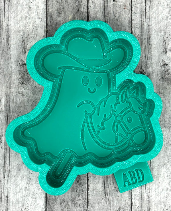 Ghost Riding Stick Horse Freshie Silicone Mold