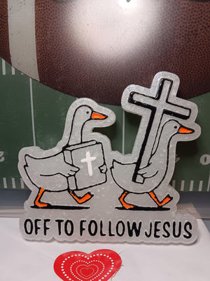Off to Follow Jesus Freshie Silicone Mold