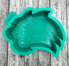 Wildcat Mascot Freshie Silicone Mold