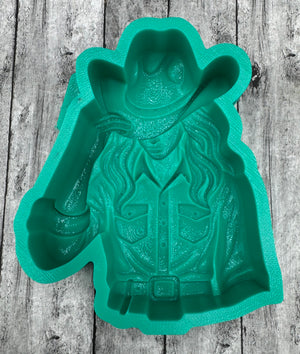 3D Cowgirl Silicone Mold