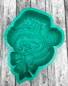 3D Snowman Face Silicone Mold
