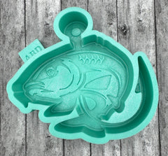 Fish Hook Freshie Silicone Mold
