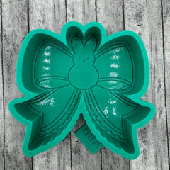 Bow with Bunny Peep Center
