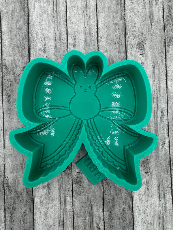 Peep Centered Bow  Freshie Silicone Mold