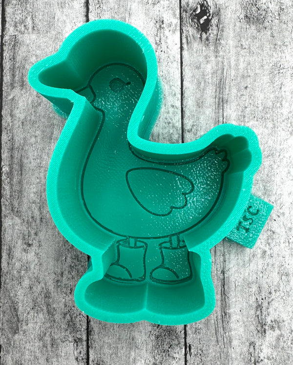 MINI Goose with Rain Boots Silicone Mini Mold