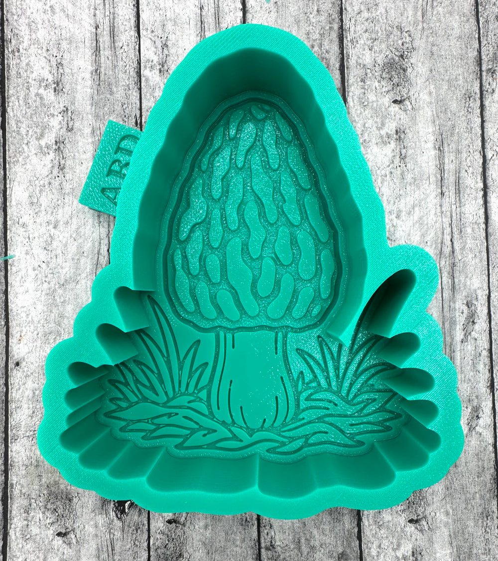 Mushroom with Grass Freshie Silicone Mold