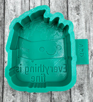 Everything is Fine Dumpster Freshie Silicone Mold